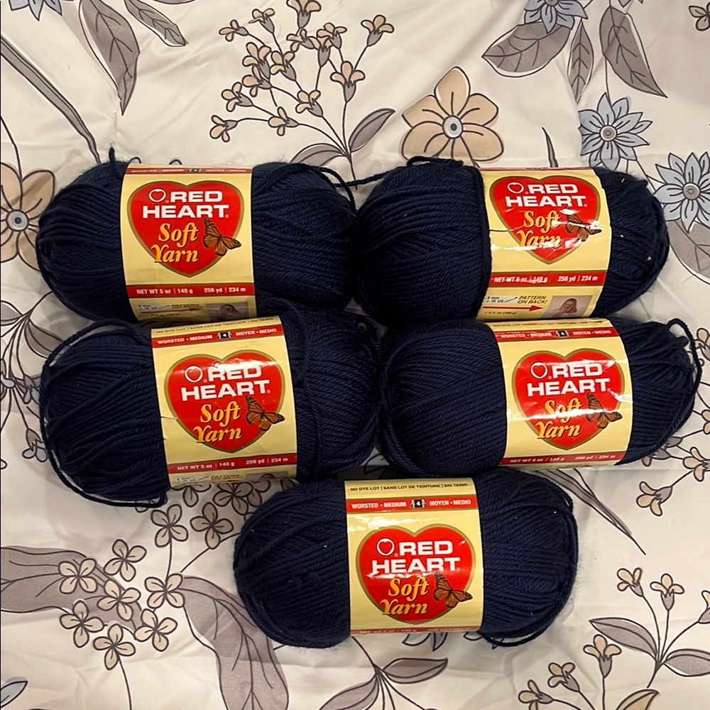 Soft Yarn - Navy
